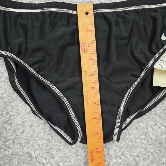 Vintage Nike Mens Swim Briefs Polyester 36 Racing Competition 90s Swoosh Unlined - Picture 9 of 10
